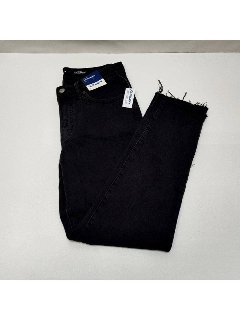 Old Navy High-Rise O.G. Straight Cut-Off Ankle Jean Secret-Smooth Pockets Size 8 - Picture 5 of 10